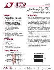 LT3027 datasheet pdf Linear Technology