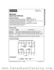 MM74HC02MTCX_NL datasheet pdf Fairchild Semiconductor