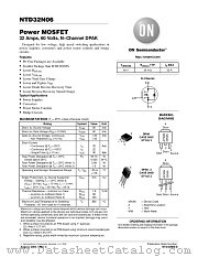 NTD32N06T4 datasheet pdf ON Semiconductor