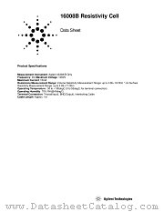 16008B datasheet pdf Agilent (Hewlett-Packard)