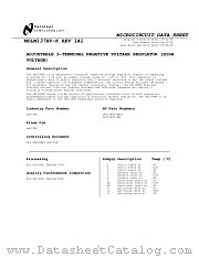 LM137HVH MD8 datasheet pdf National Semiconductor