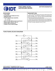 IDT74FCT2240ATSO8 datasheet pdf IDT