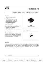 SMP80MC-270 datasheet pdf ST Microelectronics