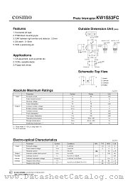 KW1S53FC datasheet pdf Cosmo Electronics