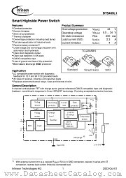 BTS409L1 datasheet pdf Infineon