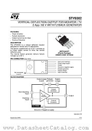 STV9302 datasheet pdf ST Microelectronics