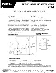 UPC813 datasheet pdf NEC