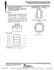 SNJ54AS00FK datasheet pdf Texas Instruments