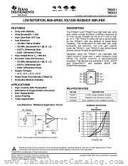 THS4215DGKR datasheet pdf Texas Instruments
