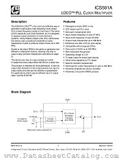 ICS501A datasheet pdf Texas Instruments