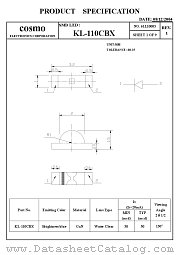 KL110CBX datasheet pdf Cosmo Electronics