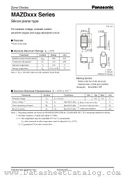 MAZD091 datasheet pdf Panasonic