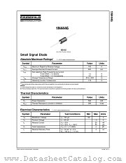 1N4446_T50R datasheet pdf Fairchild Semiconductor