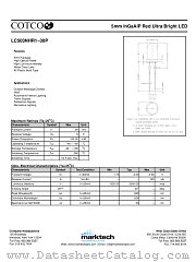 LC503NHR1-30P datasheet pdf Marktech Optoelectronics
