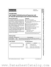 74LCXP16245MEAX datasheet pdf Fairchild Semiconductor