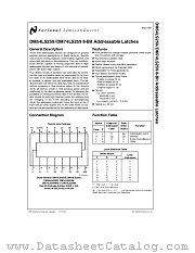 DM54LS259J/883 datasheet pdf National Semiconductor