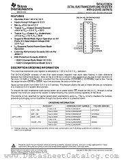 SN74LVC2952APWT datasheet pdf Texas Instruments