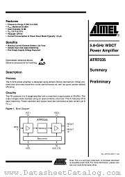 ATR7035 datasheet pdf Atmel