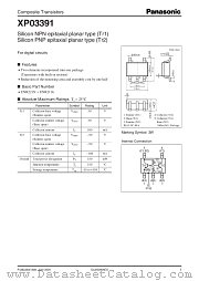 XP03391 datasheet pdf Panasonic