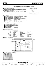 NJM2874 datasheet pdf New Japan Radio