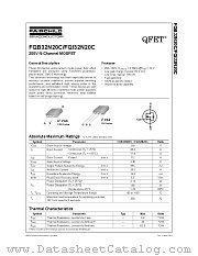 FQI32N20C datasheet pdf Fairchild Semiconductor