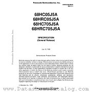 68HC705J5A datasheet pdf Freescale (Motorola)