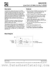 MK3727E datasheet pdf Texas Instruments