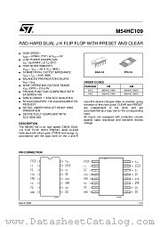 M54HC109D1 datasheet pdf ST Microelectronics
