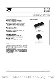 M5451 datasheet pdf ST Microelectronics