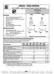 AR25D datasheet pdf Taiwan Semiconductor