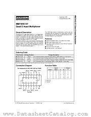 MM74HC157MTC datasheet pdf Fairchild Semiconductor