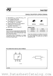 74V1T07 datasheet pdf ST Microelectronics