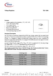 TLE 4284D V33 datasheet pdf Infineon
