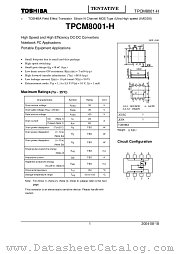 TPCM8001-H datasheet pdf TOSHIBA