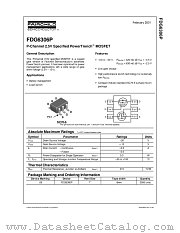 FDG6306P_NL datasheet pdf Fairchild Semiconductor