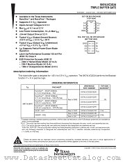 SN74LVC3G34YZAR datasheet pdf Texas Instruments