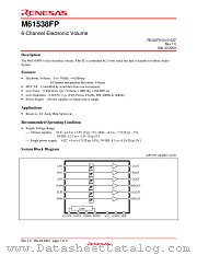 M61538FP datasheet pdf Renesas