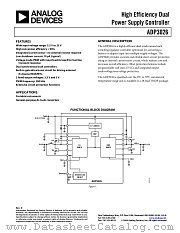 ADP3026JRU-REEL datasheet pdf Analog Devices