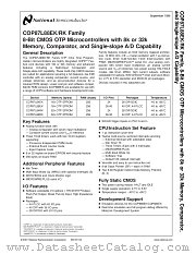 COP87L88EKV-XE datasheet pdf National Semiconductor