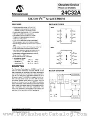 24C32A datasheet pdf Microchip