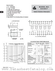 DA0857 datasheet pdf DAICO Industries