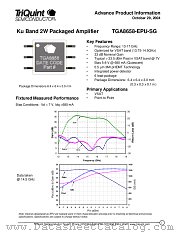 TGA8658-EPU-SG datasheet pdf TriQuint Semiconductor