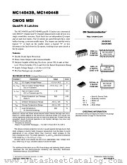 MC14043BFEL datasheet pdf ON Semiconductor