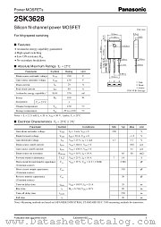 2SK3628 datasheet pdf Panasonic