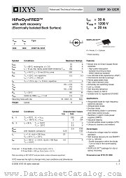 DSEP30-12CR datasheet pdf IXYS