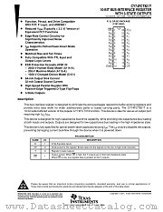 CY74FCT821ATSOCT datasheet pdf Texas Instruments