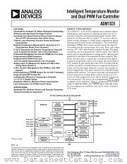 ADM1031ARQZ-REEL datasheet pdf Analog Devices