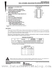 SN74LV4052ATDREP datasheet pdf Texas Instruments