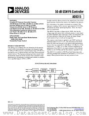AD8315-EVAL datasheet pdf Analog Devices
