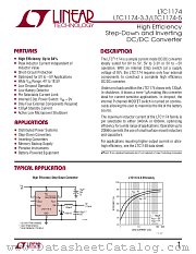 LTC1174HV datasheet pdf Linear Technology